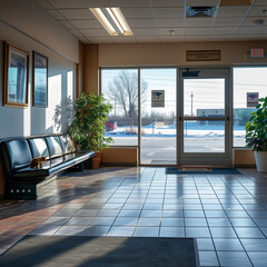 Canadian agriculture field and barn scene
