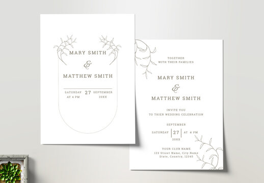 Wedding Invitation Card