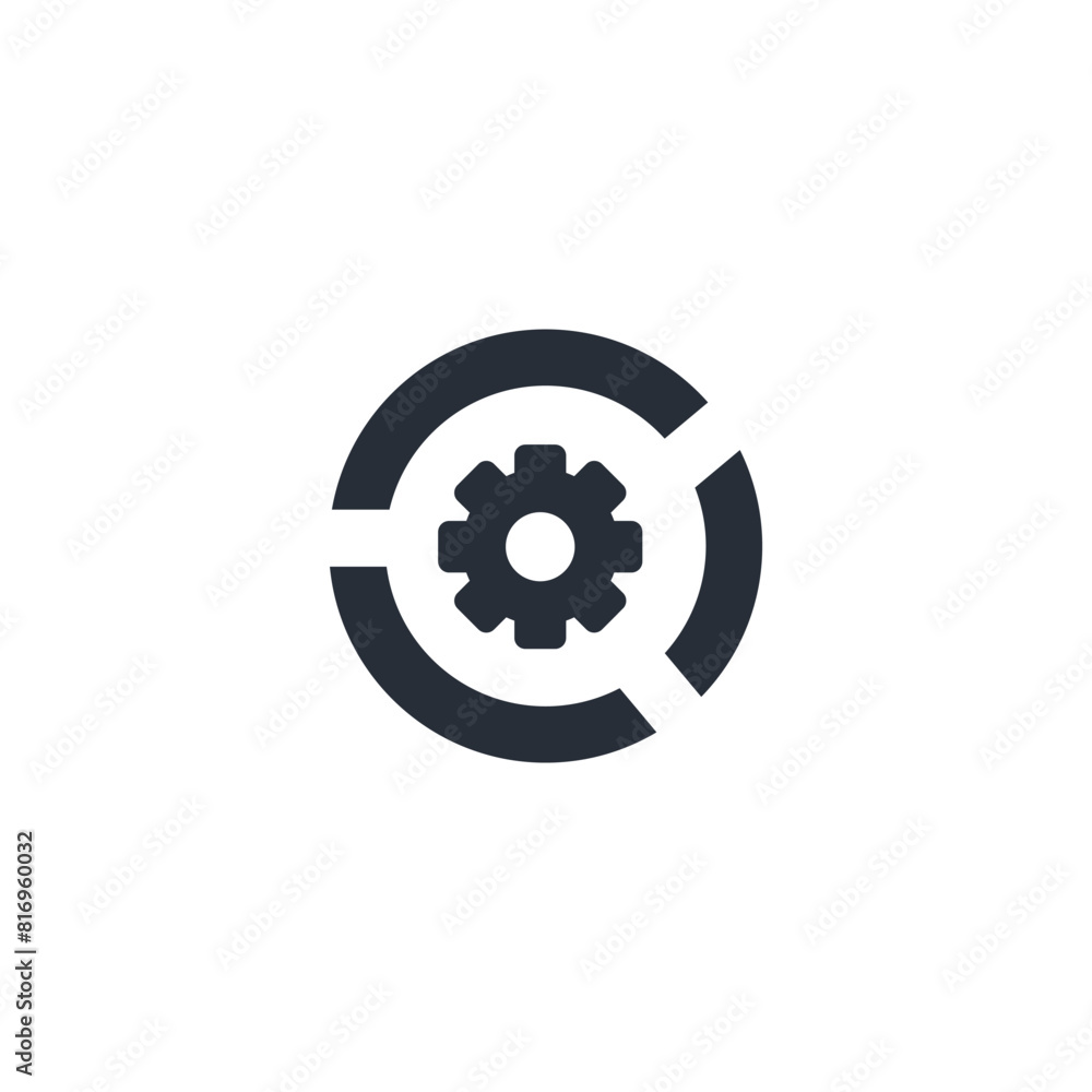 Poster implementation icon. vector.editable stroke.linear style sign for use web design,logo.symbol illustr