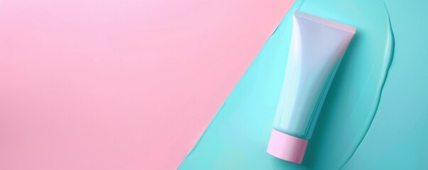 Scrub bottle or tube top view Innovative scrub tube design  Technology tone  Monochromatic Color Scheme