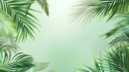 Obraz premium Tropical background