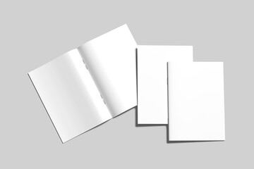 Blank a4 catalog White