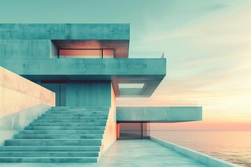 Highend real estate showing of a penthouse never publicly listed