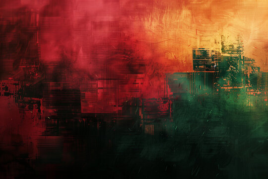 Textured art with grungy brush strokes reminiscent of an unknown artist's style. This abstract wall surface boasts colorful drips, flows, and streaks, adding a vibrant touch to any project! 🎨✨