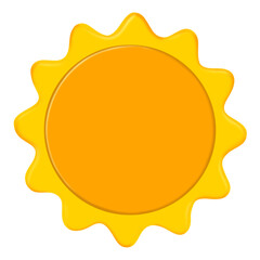 sun icon isolated on transparent background	
