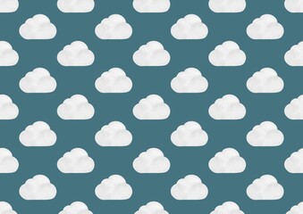 Fototapeta premium Clouds Clouds Pattern with clouds. Blue sky.