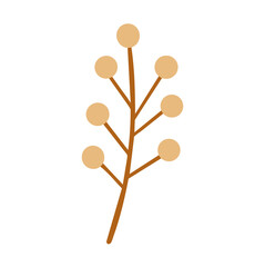 leaves, branches ,floral boho doodle element