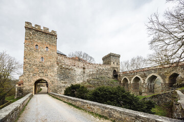 Obraz premium Bitov Castle in Znojmo region in South Moravia, Czech Republic, Europe.