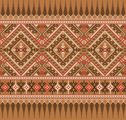 The fabric pattern is unique and created from the design.