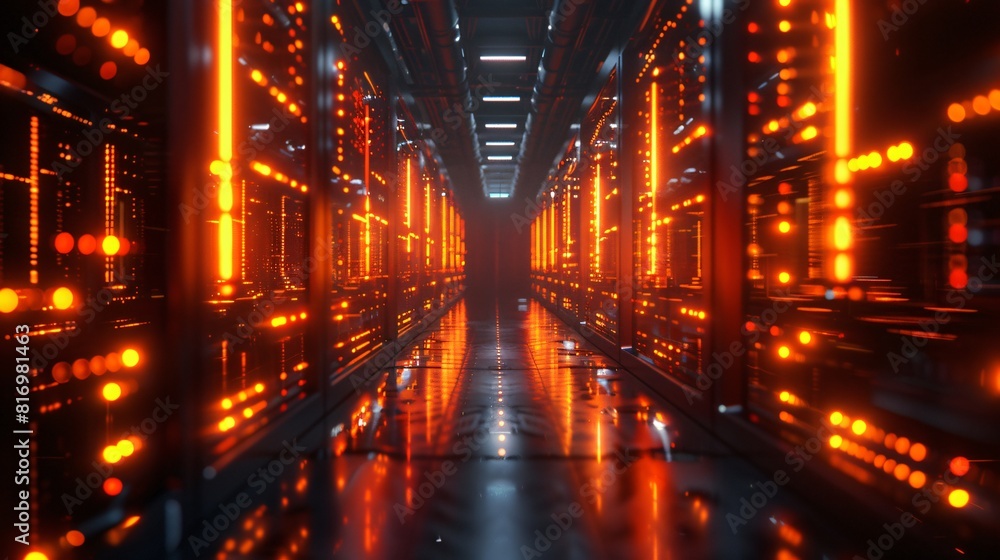 Poster data centers: pioneering data efficiency with advanced computing technologies.