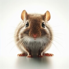 hamster  on a white background