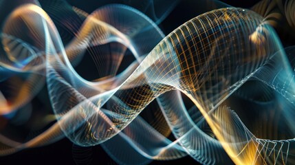 Obraz premium abstract representation of DNA, 