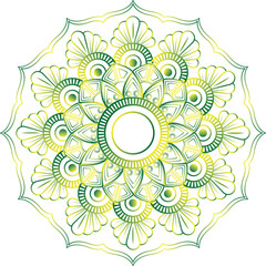 This is simple and vector Mandala background and it is editable.