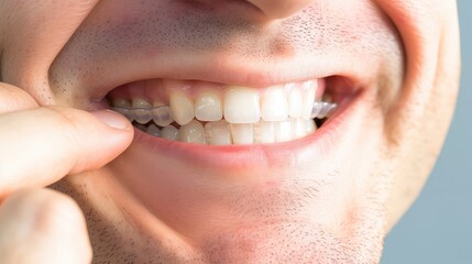 The artistry of an aligner, crafting a winning smile.