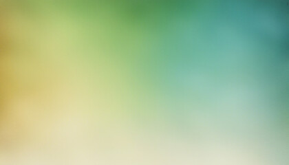 Noisy color gradient background grainy green blue yellow white beige abstract poster banner backdrop