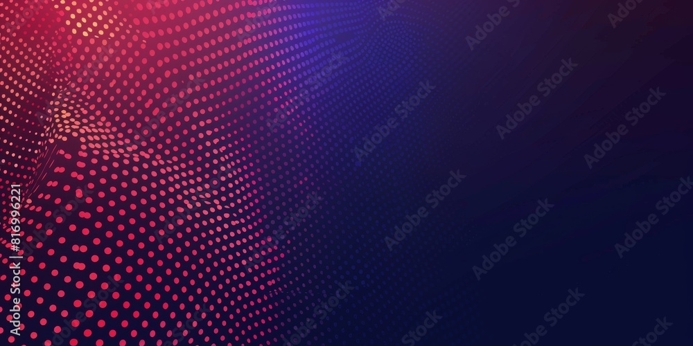 Poster minimal gradient halftone background with dots, dark red color theme in the style of minimal gradien