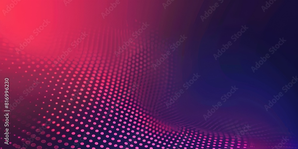 Poster minimal gradient halftone background with dots, dark red color theme in the style of minimal gradien