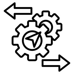 Transition Icon Element For Design