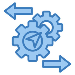 Transition Icon Element For Design