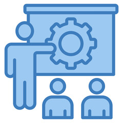 Training And Development Icon Element For Design