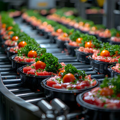 salad on a table