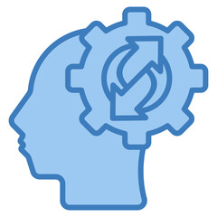 Knowledge Management Icon Element For Design