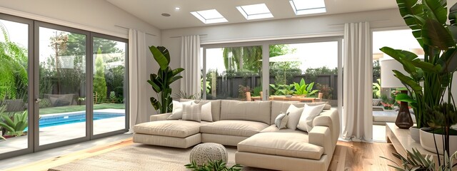 Bright and Airy Living Room A CaliforniaInspired Sanctuary of Casual Luxury