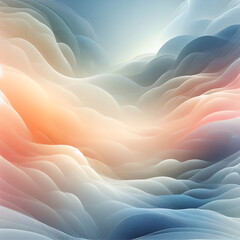 Delicate Background with Smooth Lines and Gentle Gradients