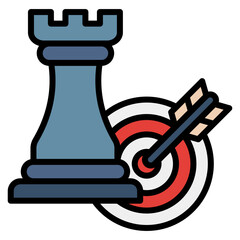 Strategy Icon Element For Design