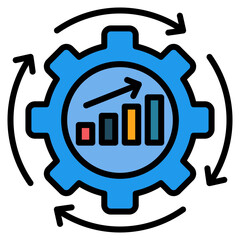 Continuous Improvement Icon Element For Design