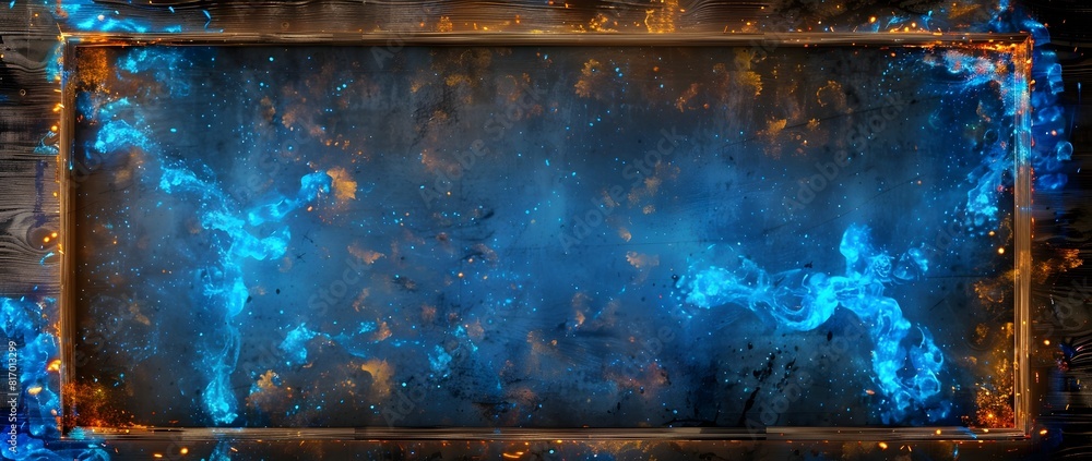 Wall mural Cosmic Explosion of Ethereal Light and Energy in the Depths of the Mysterious Universe