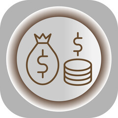 Savings  Gradient Background Icon