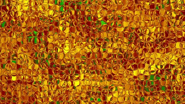 glasklare Elemente formen ein fantasievolles Mosaik