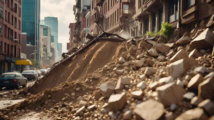 Natural disasters, flood, avalanche, landslide, tornado, storm, fire, Generative AI