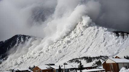 Natural disasters, flood, avalanche, landslide, tornado, storm, fire, Generative AI