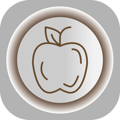 Apple  Gradient Background Icon