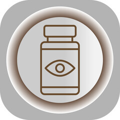 Pills Bottle  Gradient Background Icon