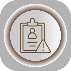 Fake Vote  Gradient Background Icon