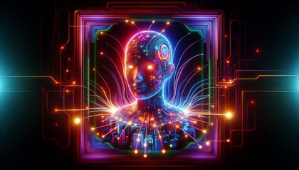 3D Abstract Background of Content Enrichment