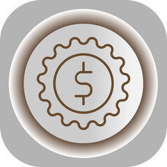 Badge  Gradient Background Icon