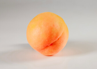 peach isolated on white background