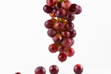 bunch of red grapes
