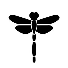 dragonfly silhouette vector