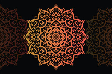 Mandala Design Ethnic decorative element. Islam, Arabic, Indian, ottoman motifs and Ornament