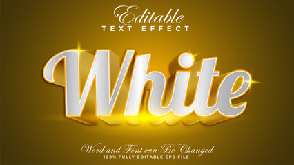 Editable text white in colours gold