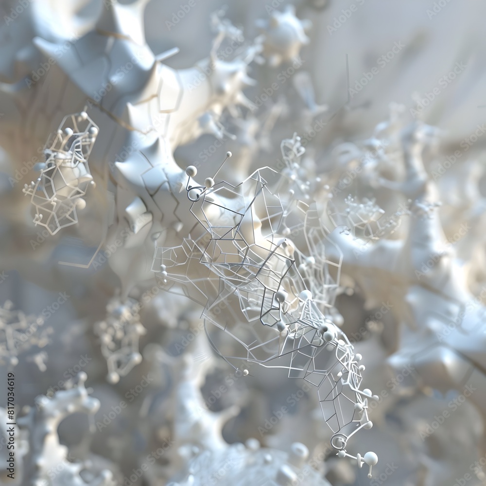 Poster intricate mathematical equation visualized in captivating frost and ice crystals