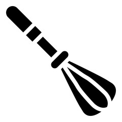 Whisk Glyph Icon Design