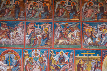 The monastery of Sucevita in Romania