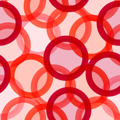 colorful circle seamless pattern with grunge effect.