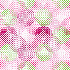Seamless round bubbles kids pattern in vector.